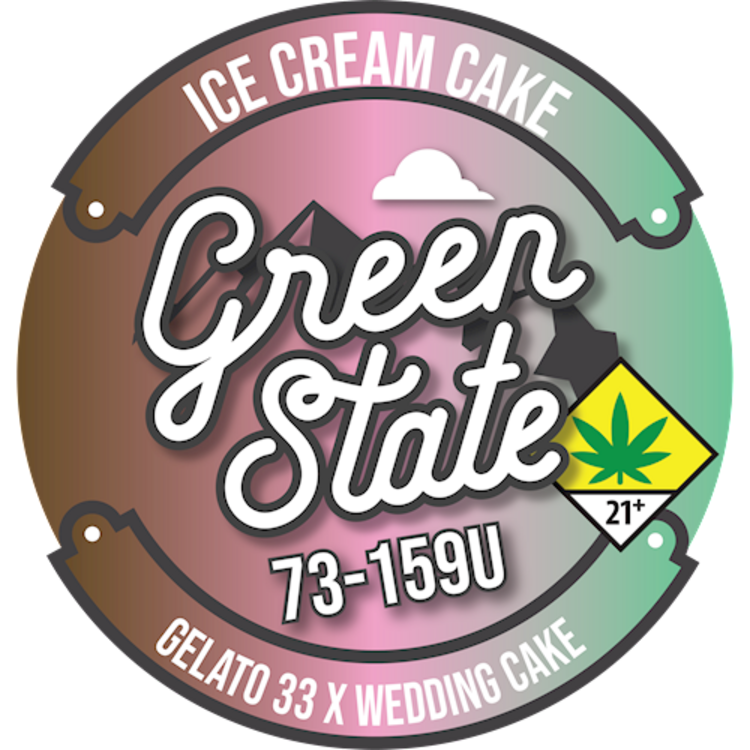 Green State | Hash Rosin - Ice Cream Cake - 1g
