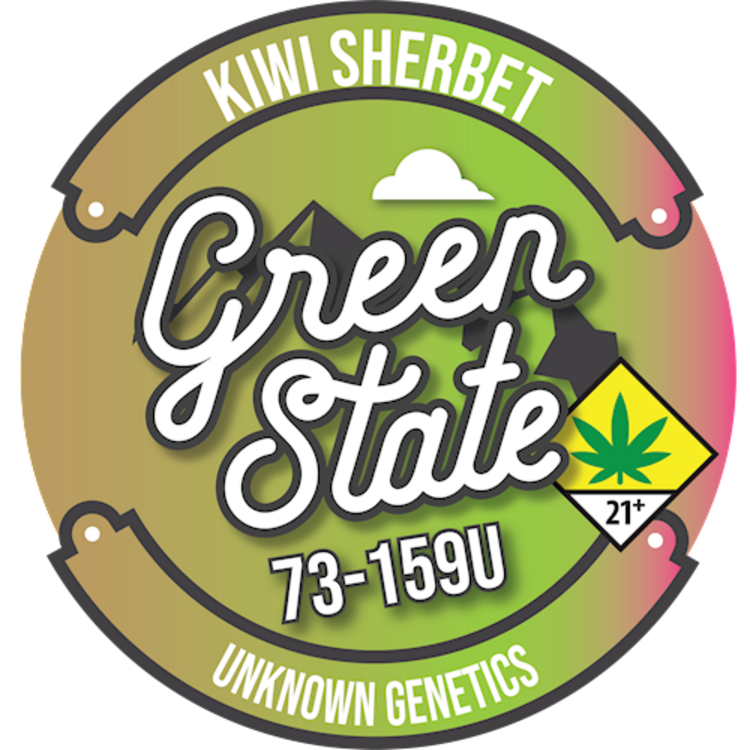 Green State | Hash Rosin - Kiwi Sherbet - 1g