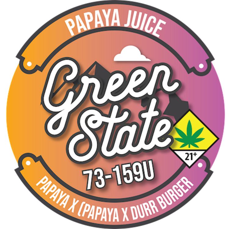 Green State - Papaya Juice Hash Rosin