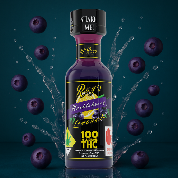 Huckleberry - SHOTS - (100mg) - LIL RAYS