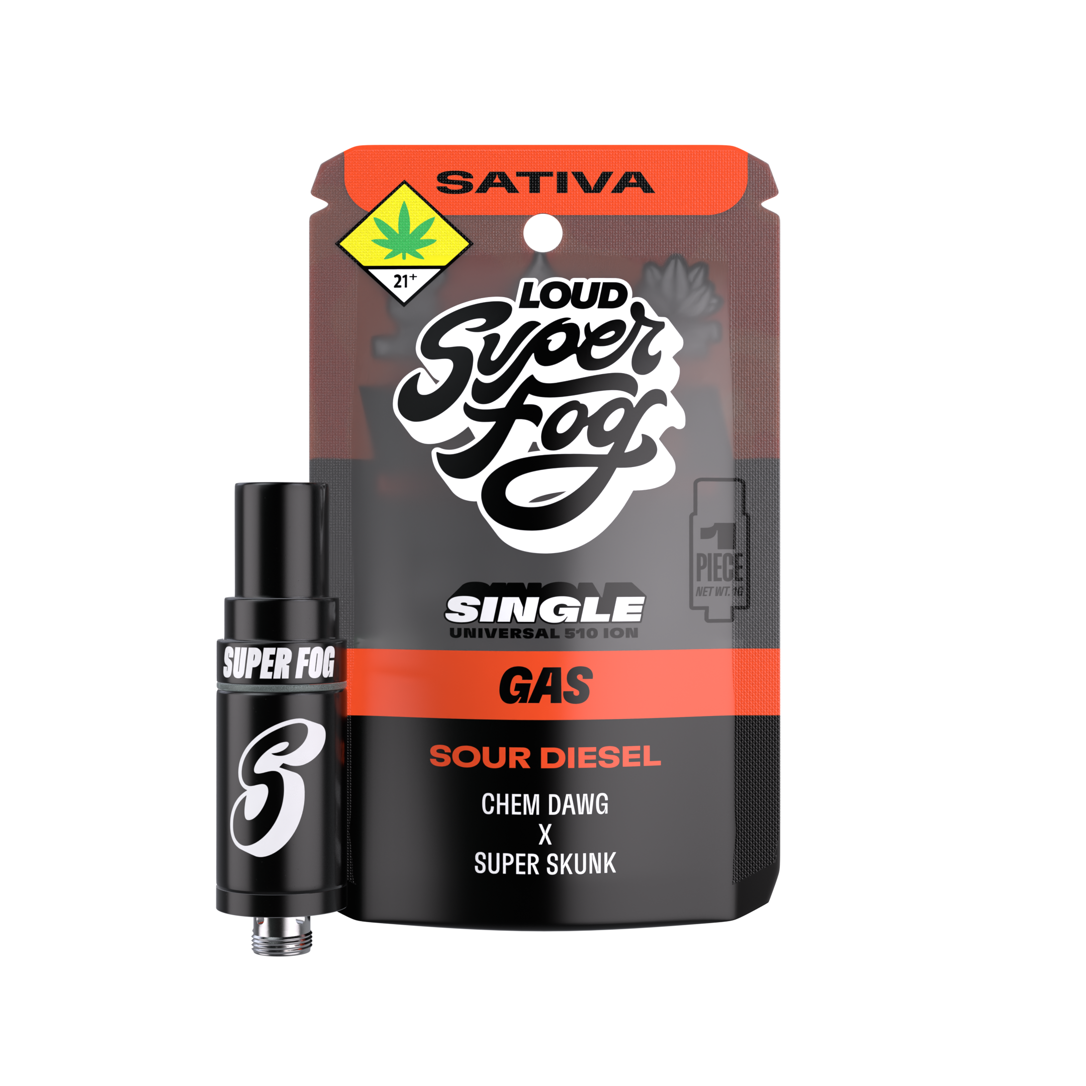sour diesel vape refill Ion Cartridge Sour Diesel (S) Loud - Super Fog