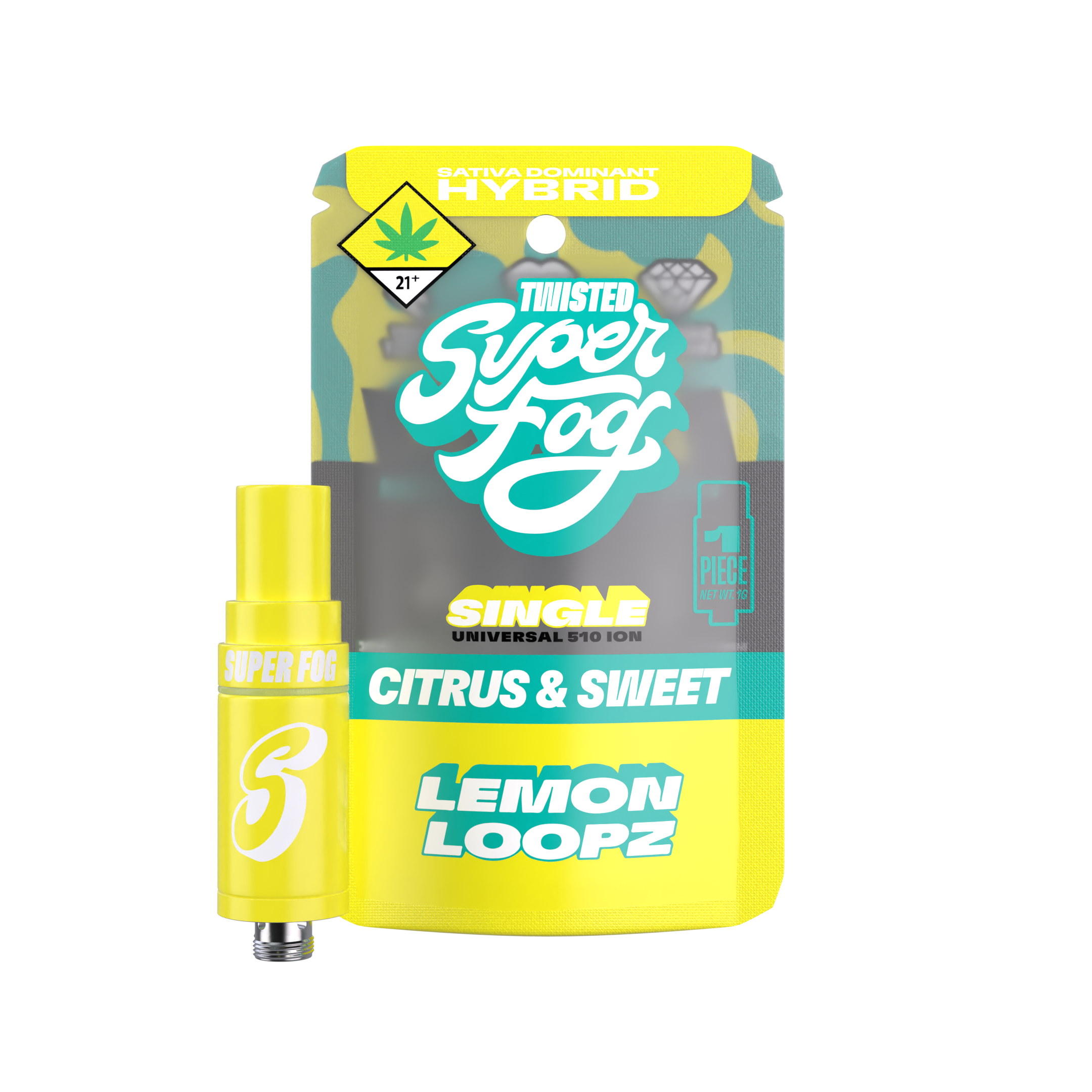 Ion Cartridge Lemon Loopz (H) Twisted - Super Fog | Central District