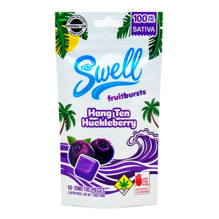 Edible Sativa Hang Ten Huckleberry