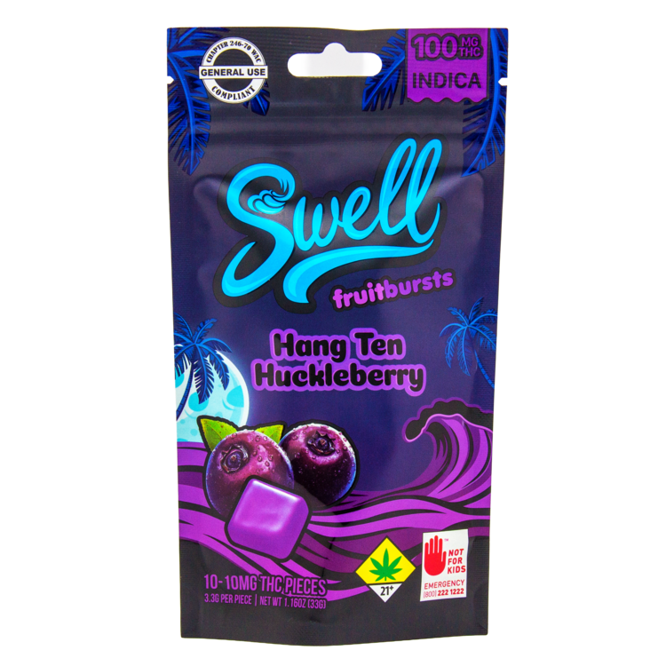 Edible Indica Rosin Hang Ten Huckleberry