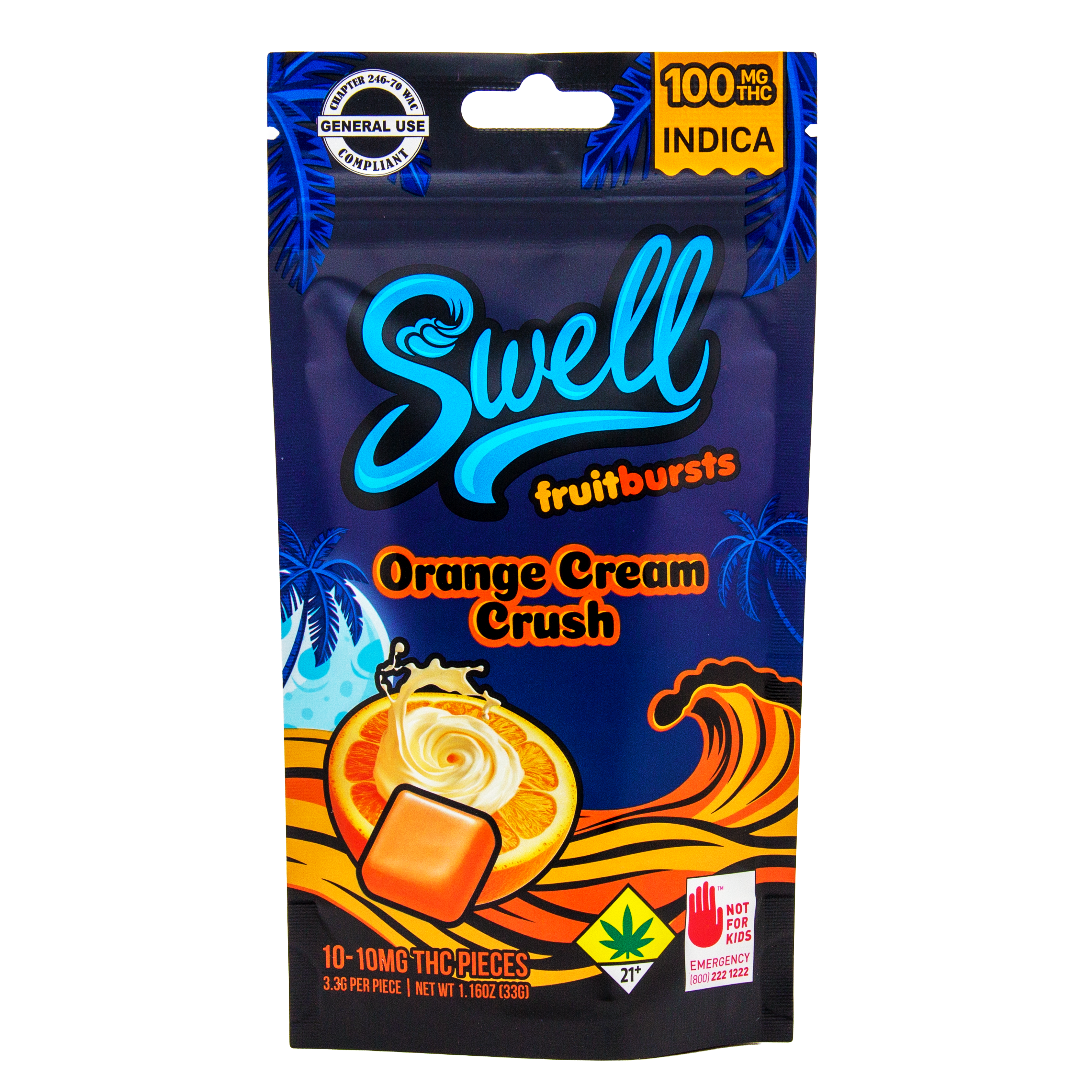 Edible Indica Orange Cream Crush