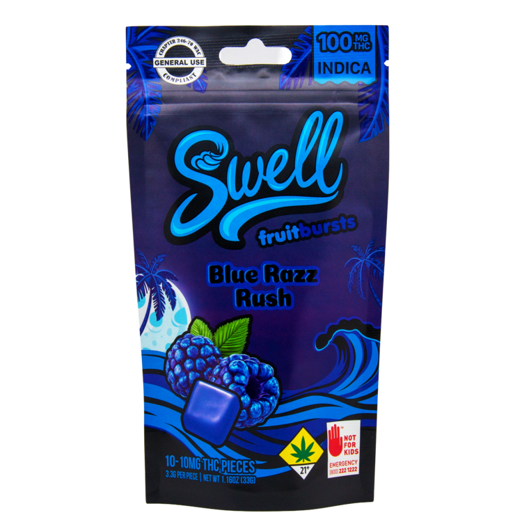 Edible Indica Blue Razz Rush