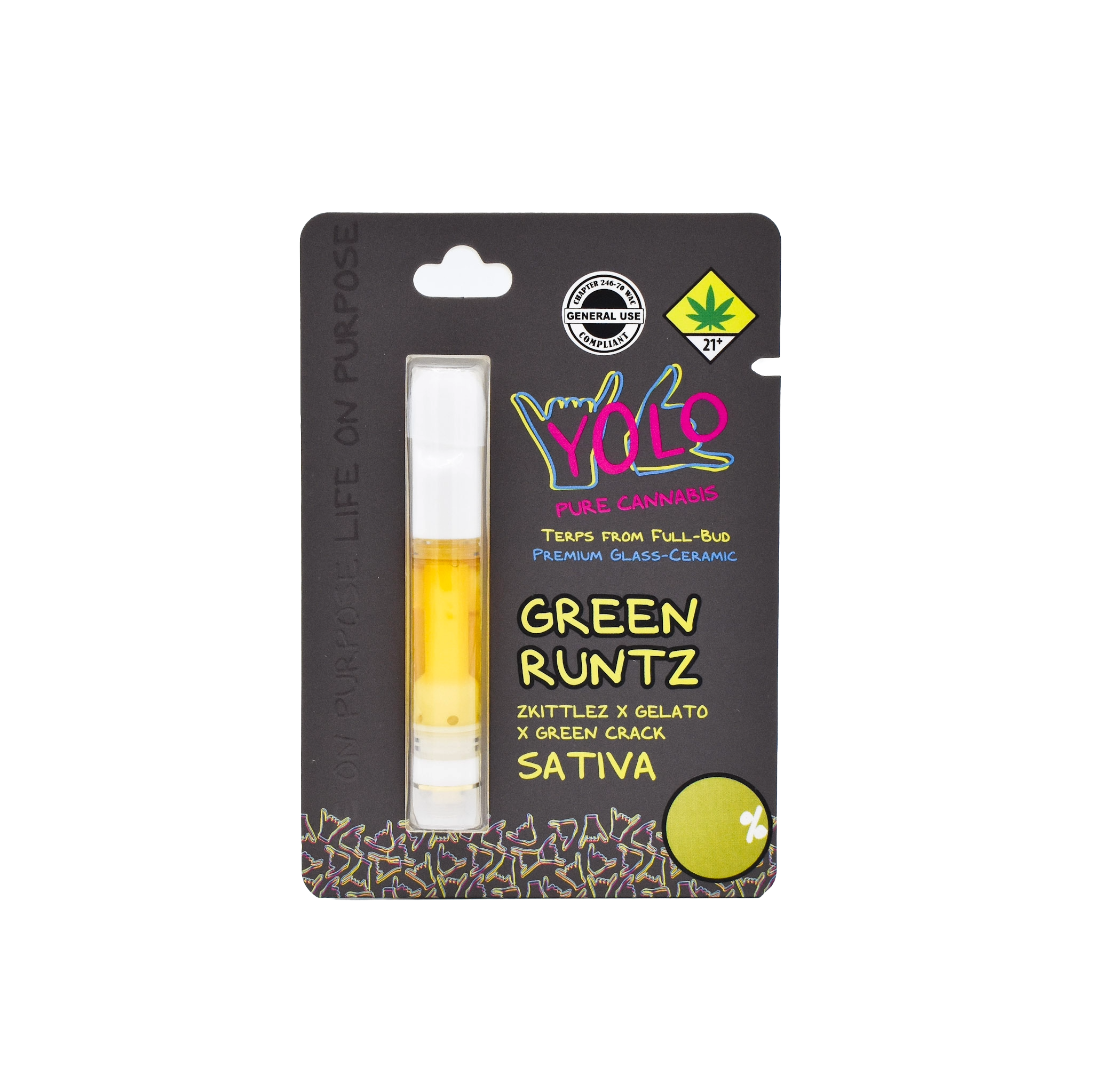 e-liquides frais et mentholé Runtz Delta 8 Vape Cartridge main image 1