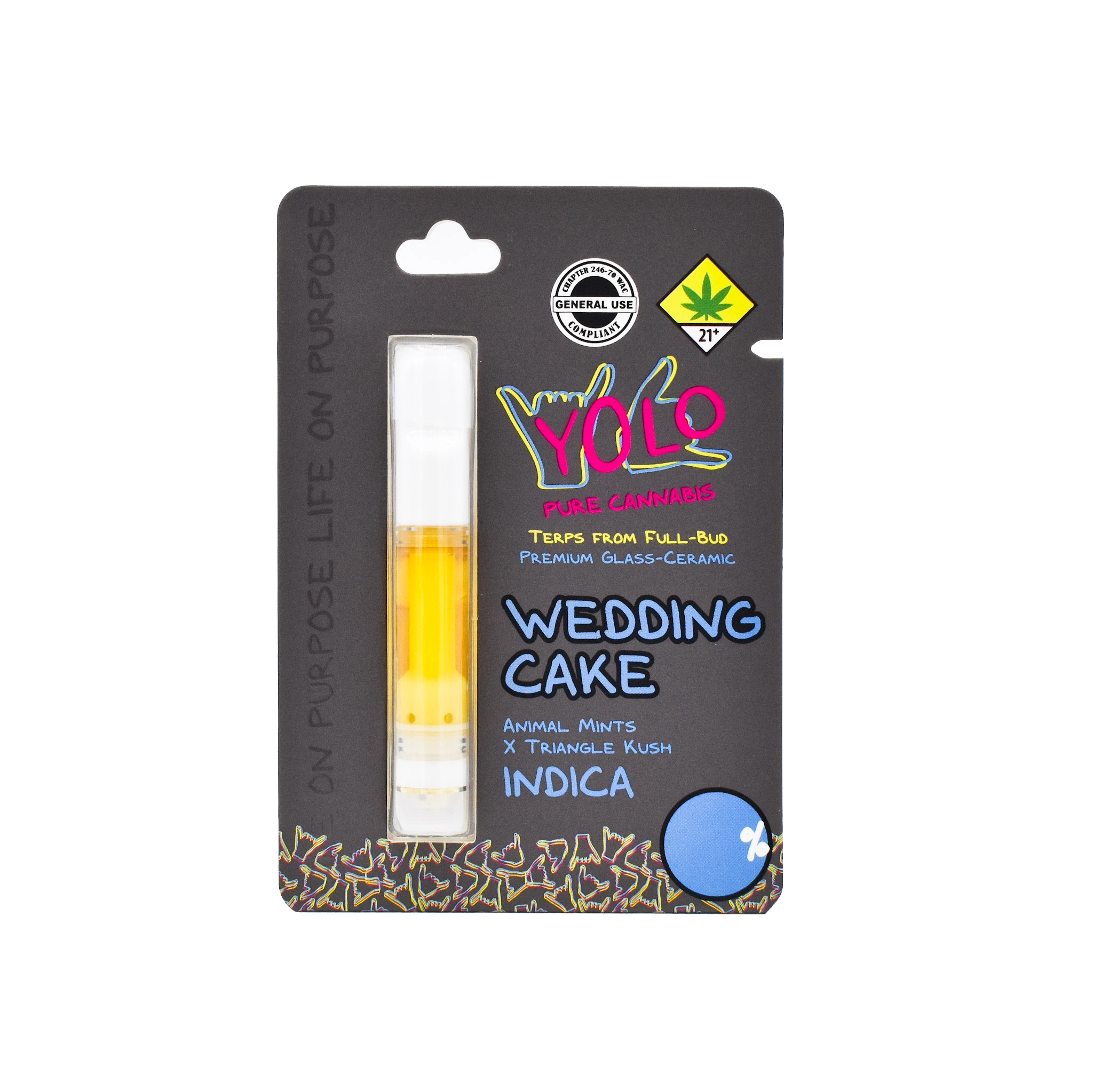 Wedding Cake Distillate Cartridge | Yolo - 1g, Vapes - Lux Pot