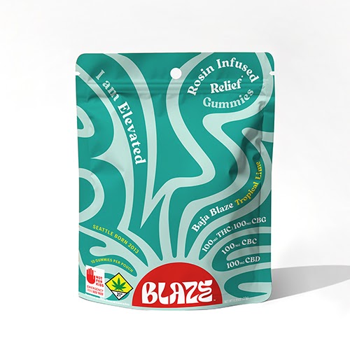 Blaze - Baja Blaze 1:1:1:1 - 10mg THC;10mg CBG;10mg CBC;10mg CBD - Rosin Edible - 10pk