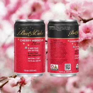 ButACake | THC Hibiscus Cherry Elixir | 5mg/7.5oz