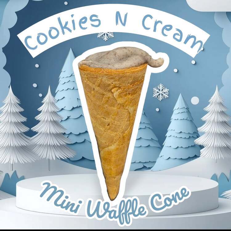 KELLYS COOKIES N CREAM MINI WAFFLE CONES 10PK HASH INFUSED