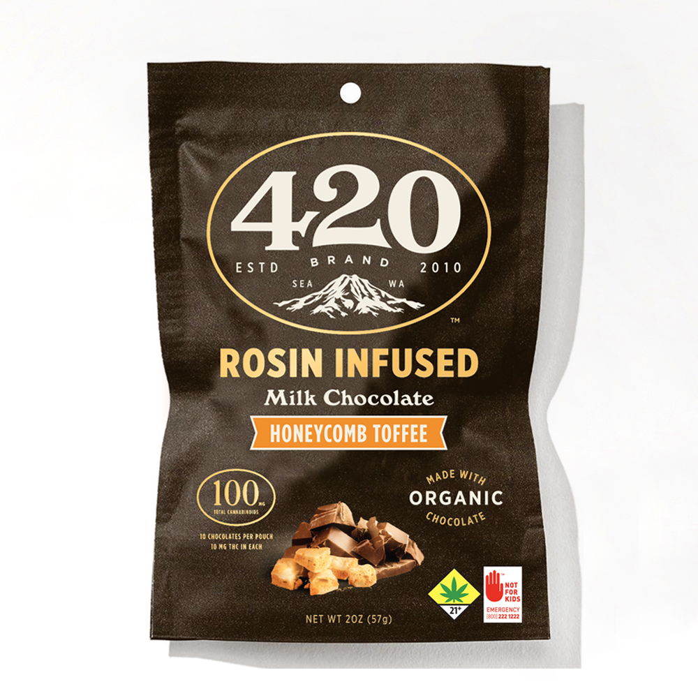 Evergreen Herbal: Eh 420 Brand - Mc/honeycomb Toffee