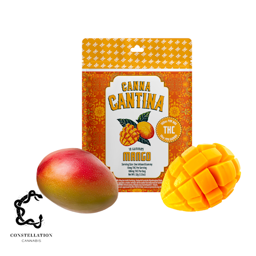 Cantina Gummies Mango 10 Pack 100mg