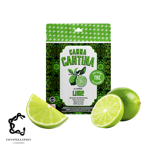 Cantina Gummies Lime 10 Pack 100mg