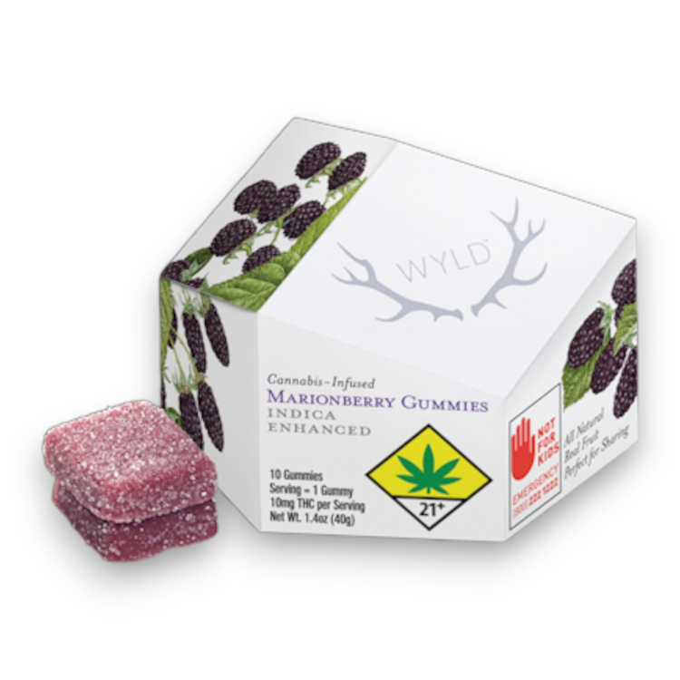 Marionberry Indica Enhanced Gummies - 10 Pack