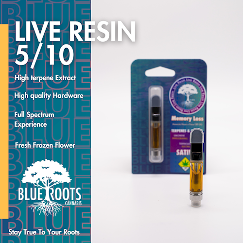 Blue Roots - Melon Bread Live Resin THCa Diamond Cartridge