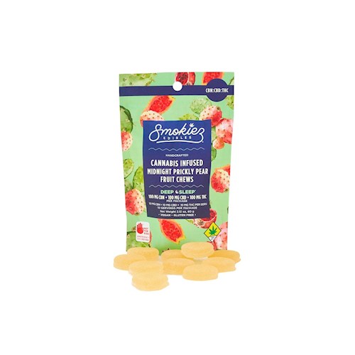 Smokiez Edible Indica 1:1:1 CBN:CBD:THC Prickly Pear 10pk
