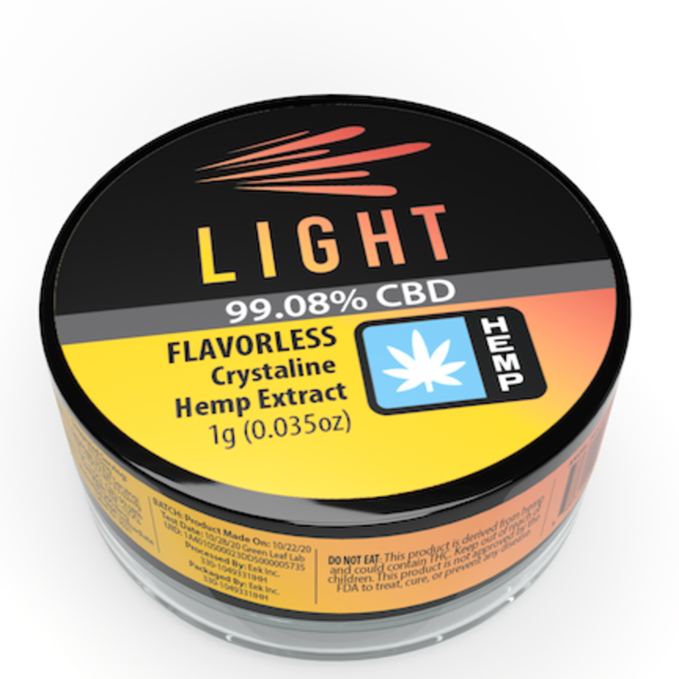 [$15] Light - Hemp Isolate - Hemp Extract - (1g) - CBD