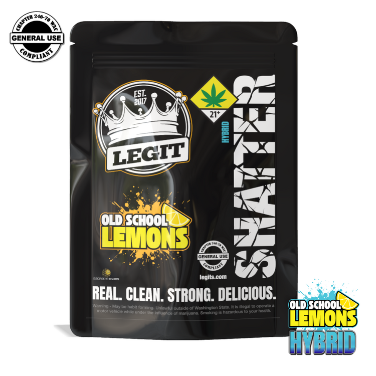 LEGIT Gold Old School Lemons (S) shatter 1g