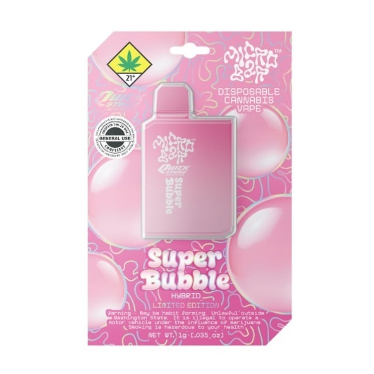 MICRO BAR:SUPER BUBBLE - 1 GRAM (DISP)