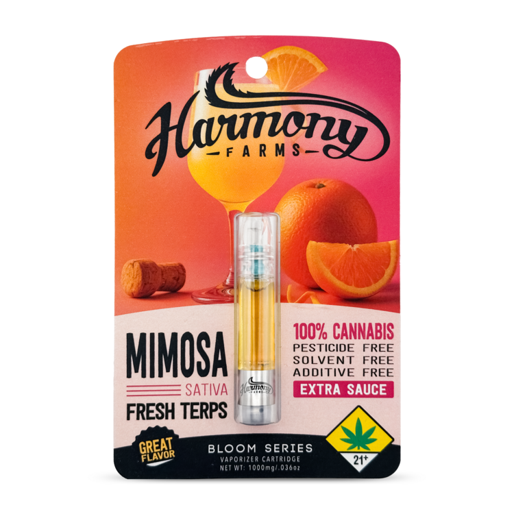1g Mimosa Cartridge Harmony Farms Bloom
