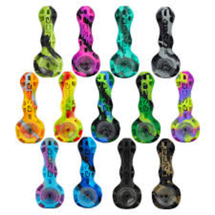 HAND PIPE - SPOON Silicone (SM) - $9.00