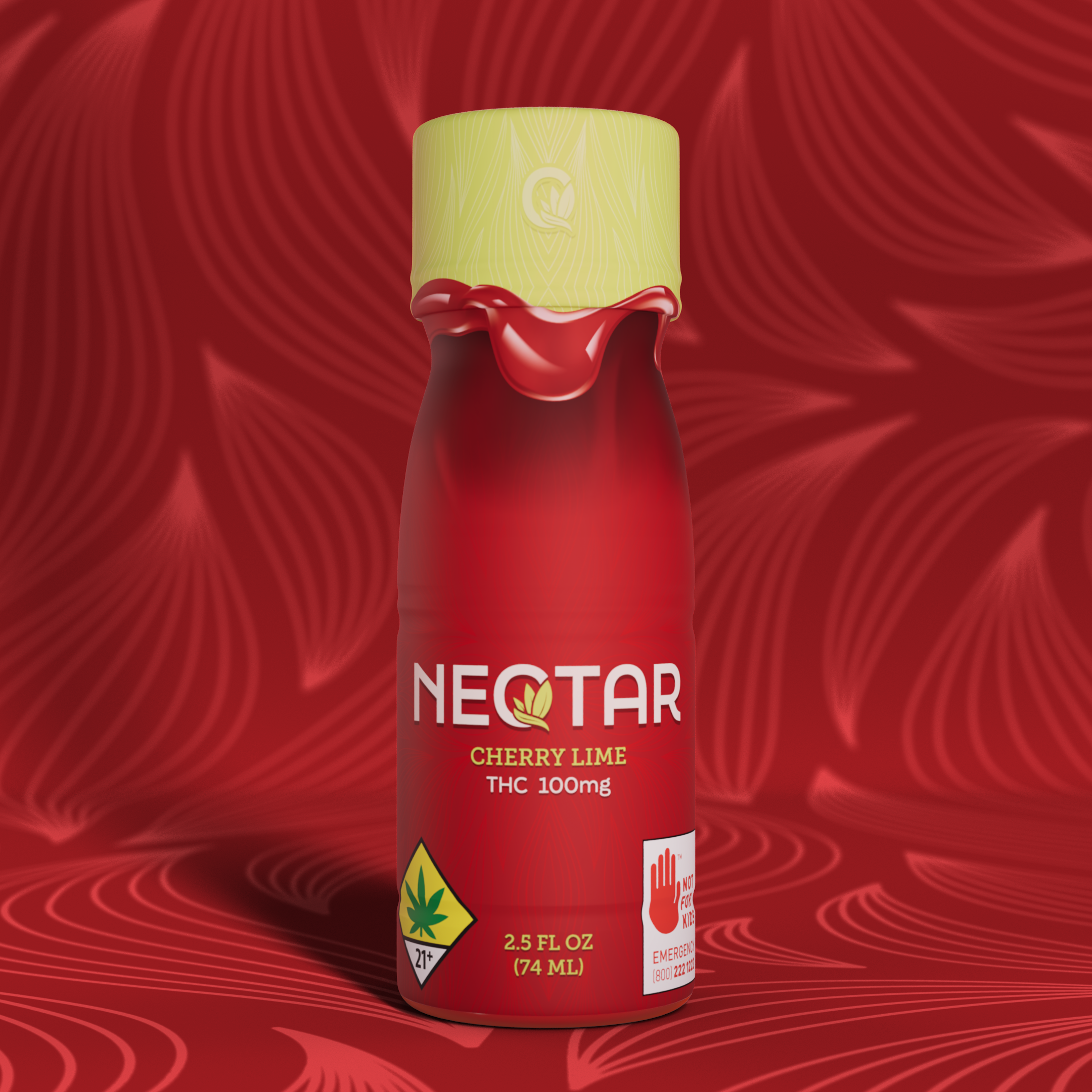 NeQtar - Shot - CHERRY LIME - 100mg THC