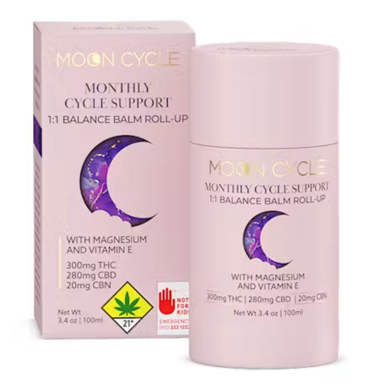 600mg Moon Cycle Topical 1:1 CBD Roll On