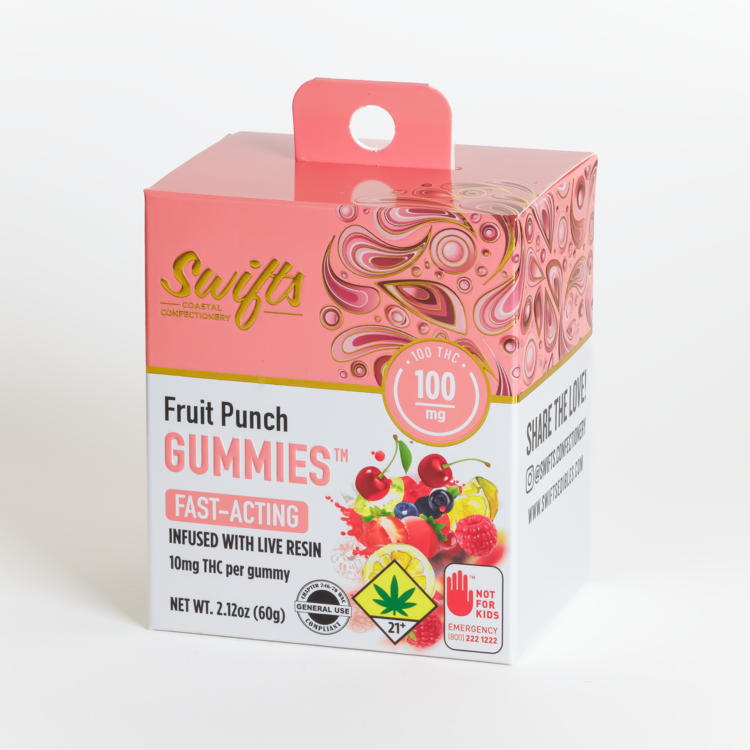 Edible Gummies Live Resin Fruit Punch