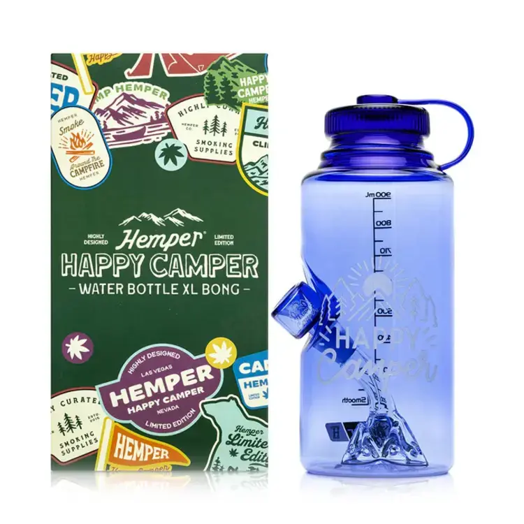 Happy Camper Waterbottle Bong