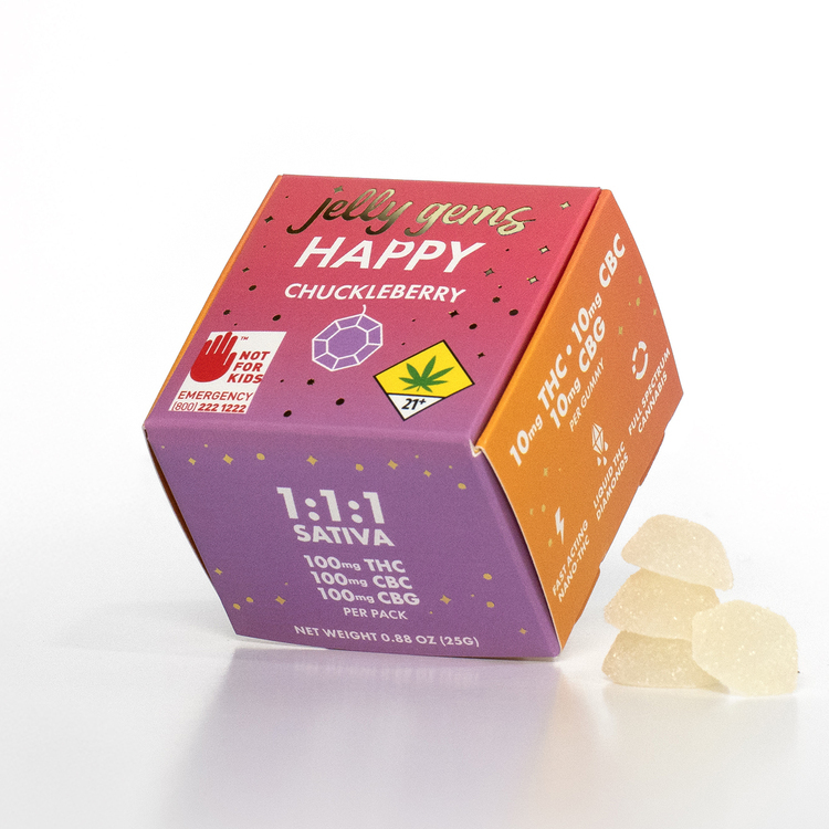 Chuckleberry Happy (Sativa) - 300mg
