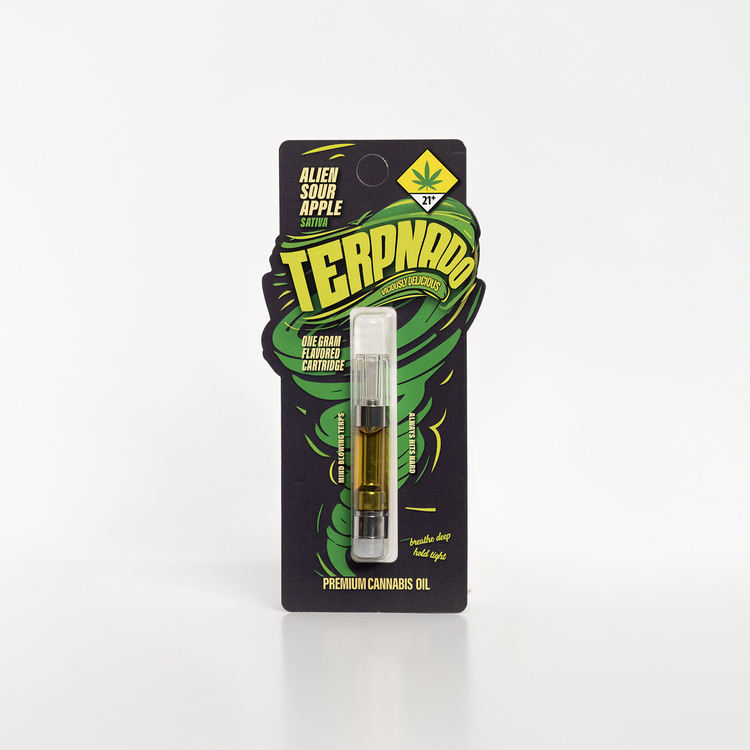 Alien Sour Apple - Flavored Cartridge