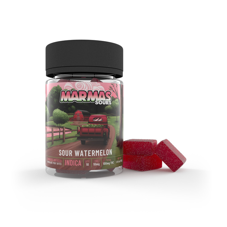 Indica Sour Watermelon - 100mg
