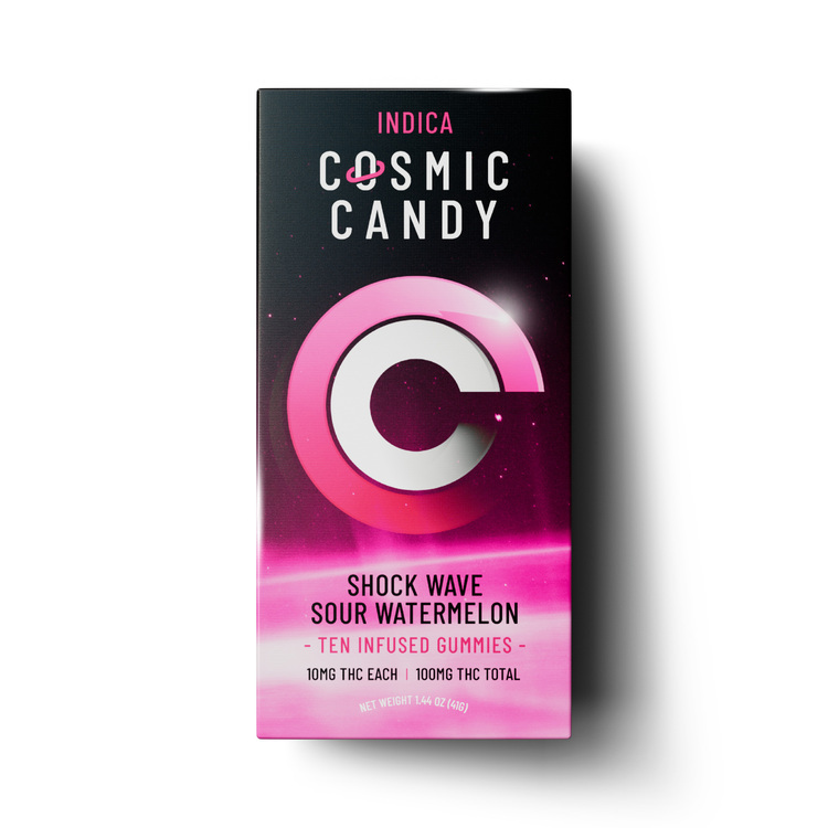 Shock Wave Sour Watermelon Indica - 100mg