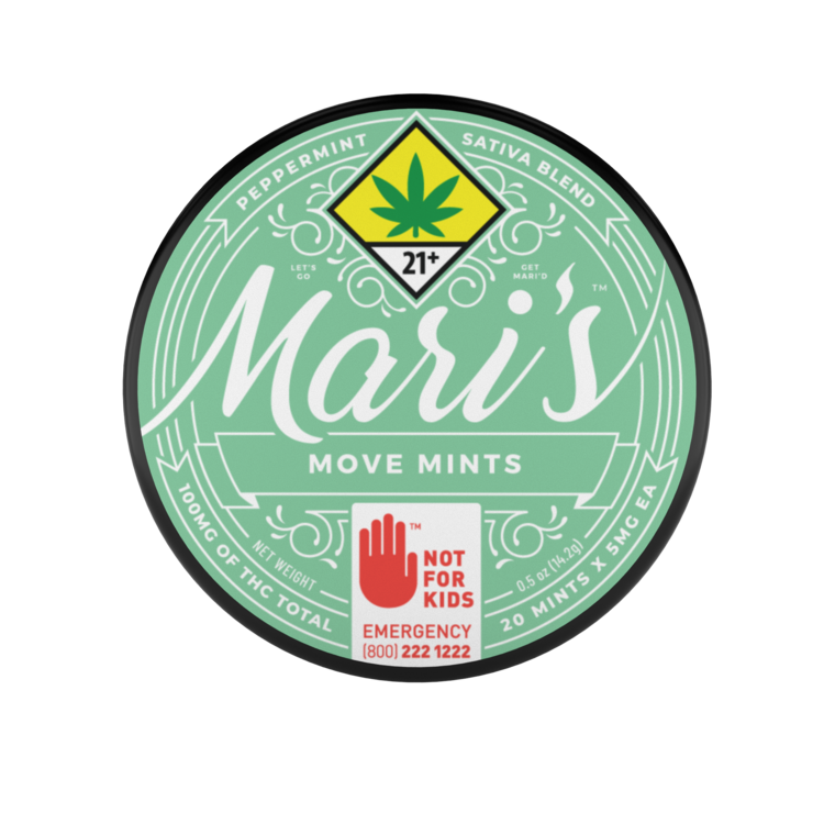 Move Sativa Peppermint - 100mg