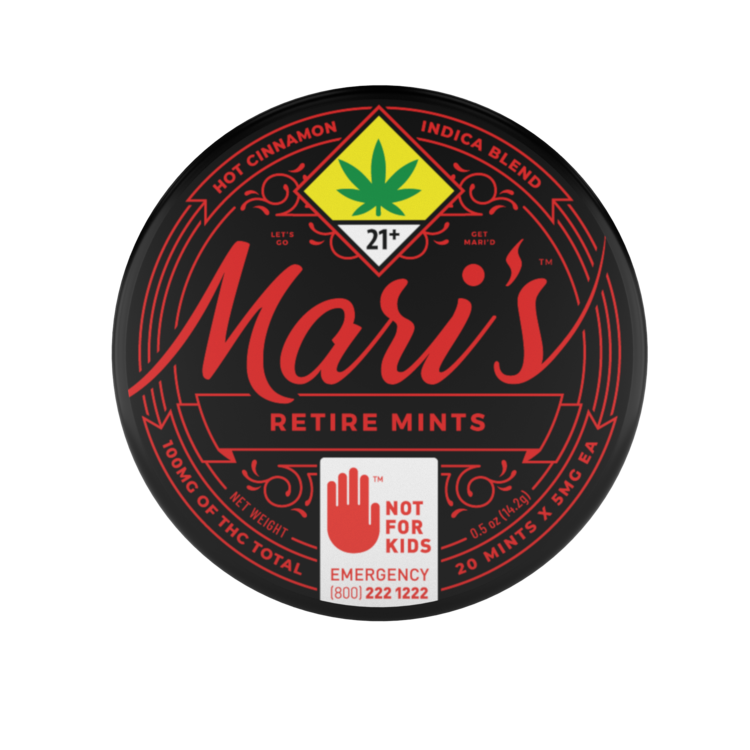 Retire Indica Hot Cinnamon - 100mg