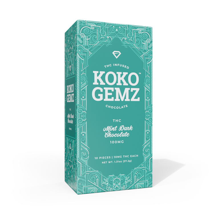 Mint Dark Chocolate - 100mg