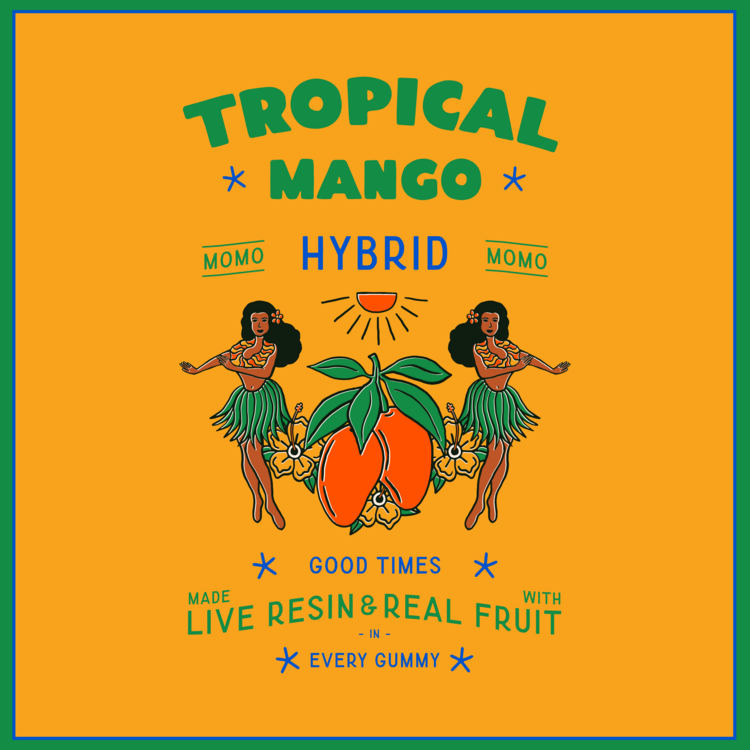 Tropical Mango - Live Resin Gummies 100mg