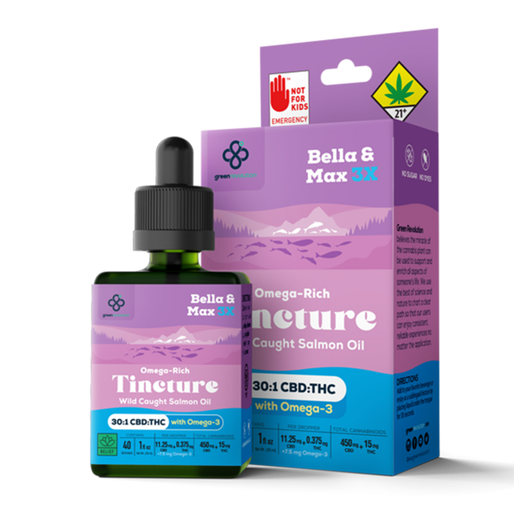 465mg Bella & Max 3X Tincture CBD