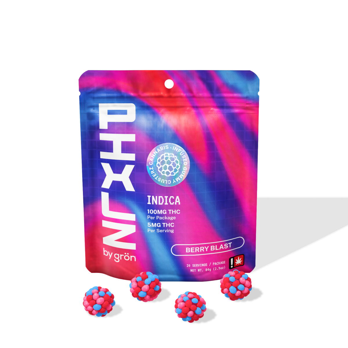 Grön: Pixlz-berry Blast Pixlz- - -bbx
