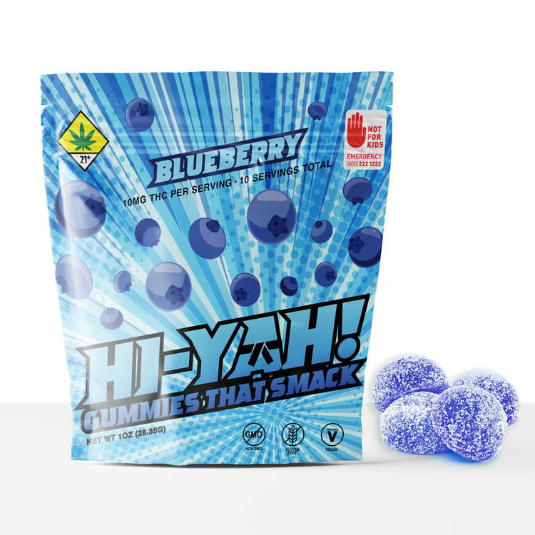 Blueberry - Hash Rosin Gummies 100mg