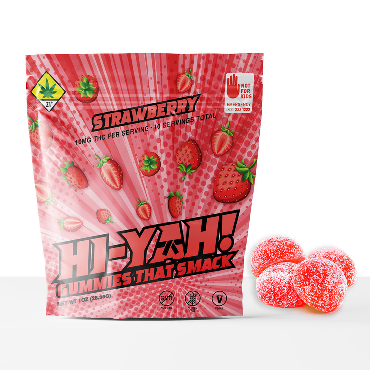 Strawberry - Hash Rosin Gummies 100mg