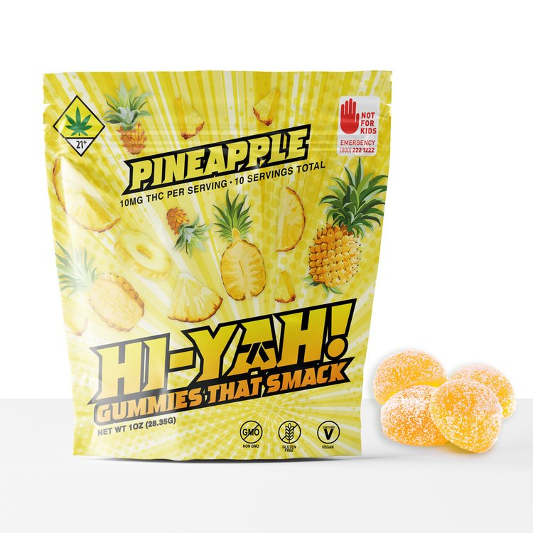 Pineapple - Hash Rosin Gummies 100mg