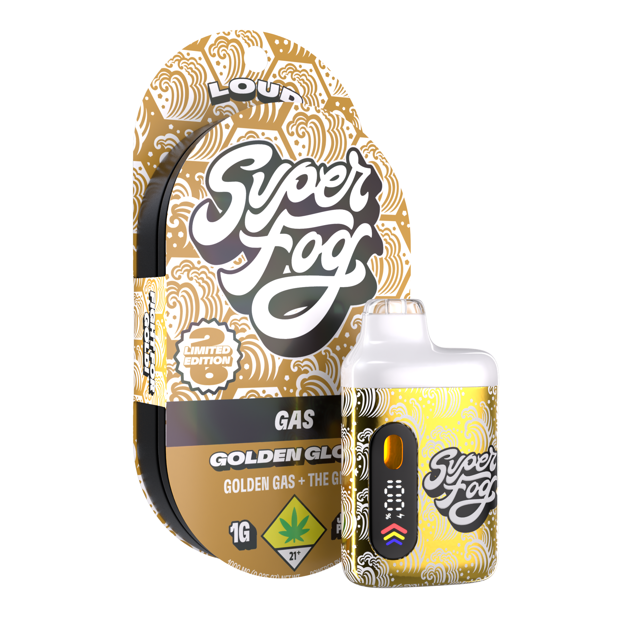 Golden Glove Super Fog Loud Disposable | Mfused - 1g, Vapes - Lux
