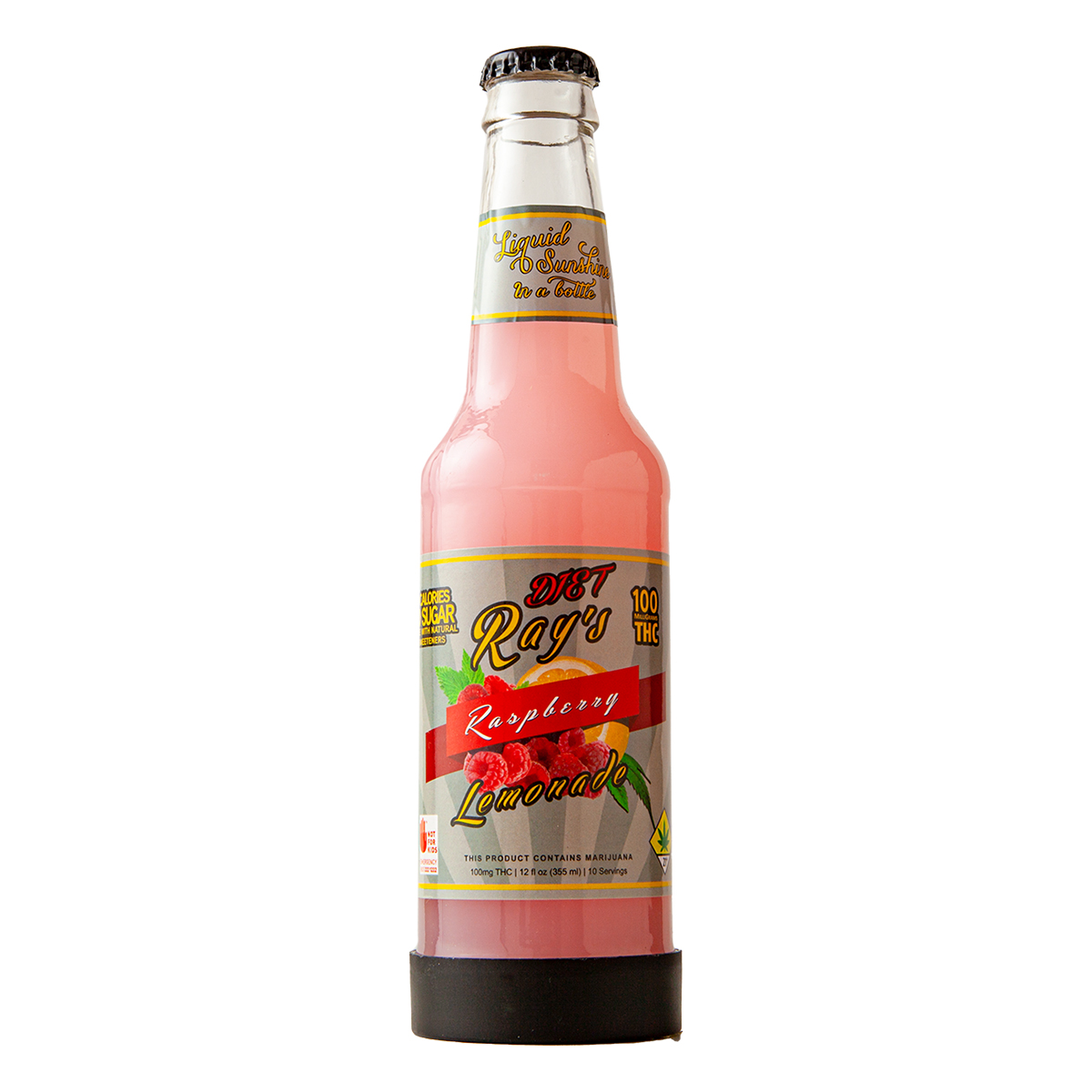 Rays Bottle 100mg Diet Raspberry