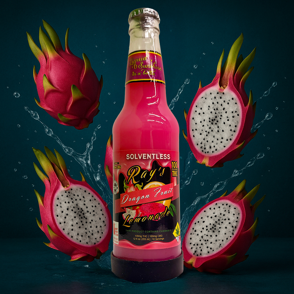 Rays Bottle Hash Dragon Fruit 100mg