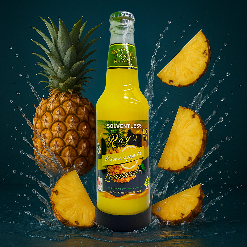 Rays Bottle Hash Pineapple 100mg