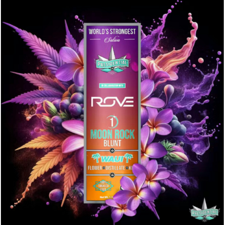 1g Waui Infused Joint Presidential Moon Rock Blunts