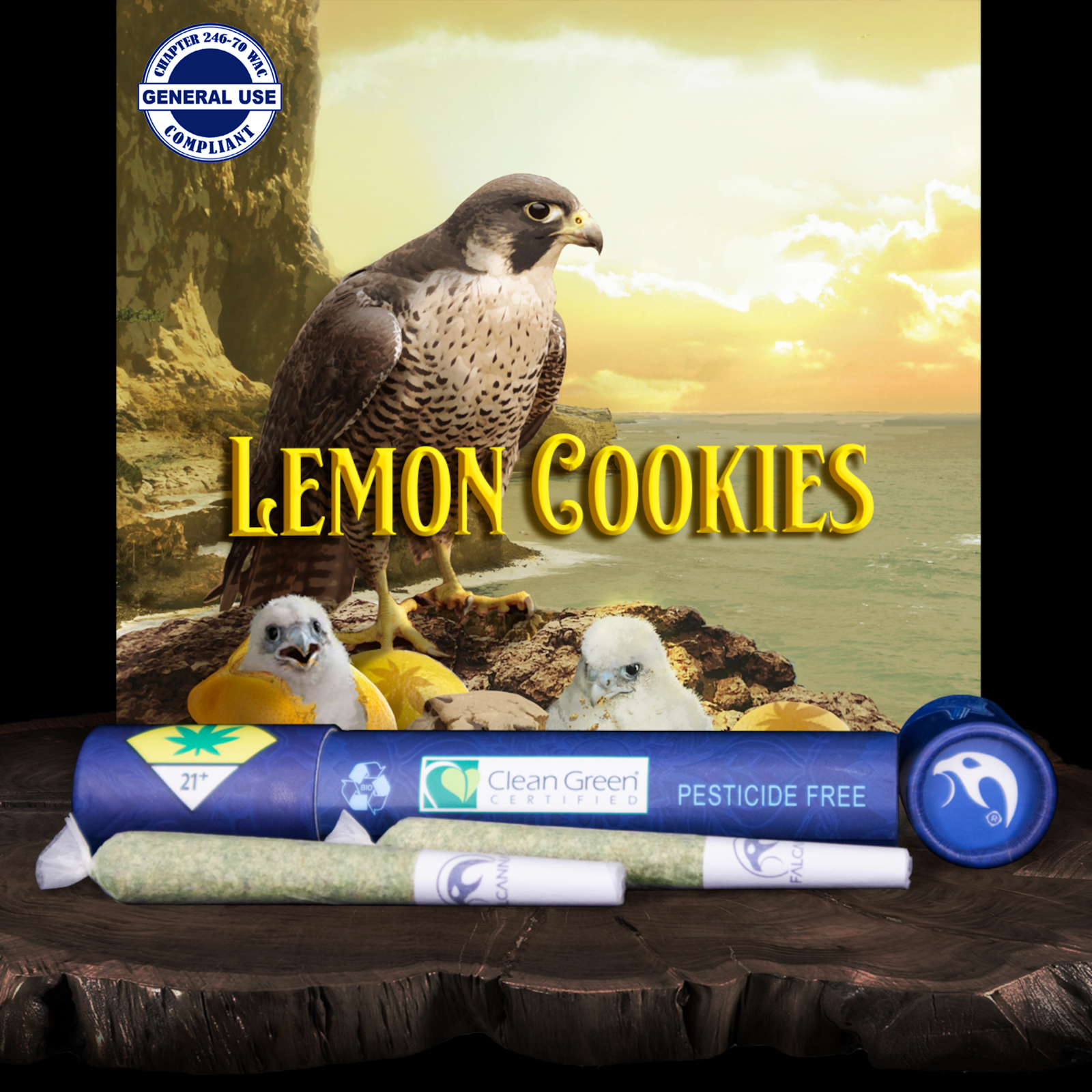 Falcanna PR 2pk Lemon Cookies 1.2g