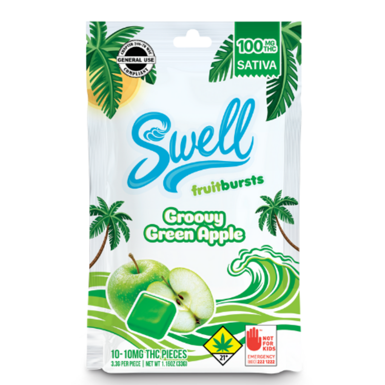 Swell Edible Sativa Groovy Green Apple